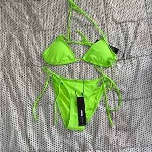 Neon Green Bikini Set